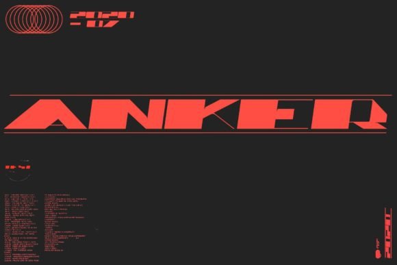 Anker Font: A Bold Display Typeface for Standout Branding