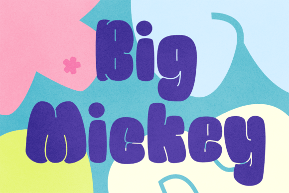 Big Mickey: A Playful Display Font for Handmade Charm