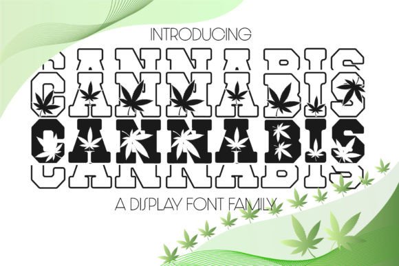 Cannabis Font: A Fresh Display Typeface for Small Business Branding