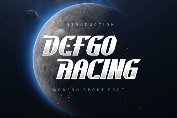 Defgo Racing: A Bold Display Font for Modern Web Design