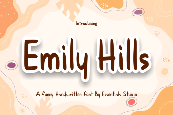 Emily Hills: A Playful Display Font for Editorial Design