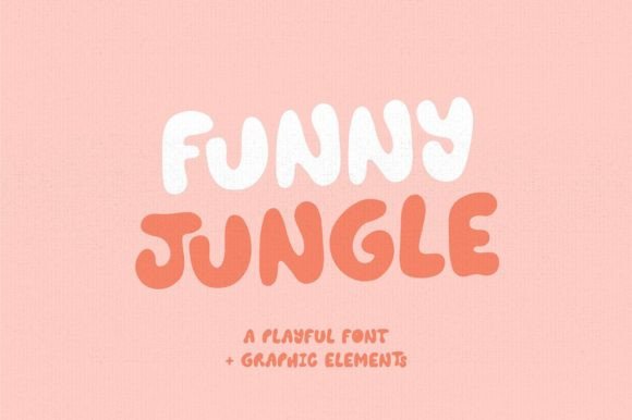 Funny Jungle: A Playful Handwritten Display Font for Real Branding