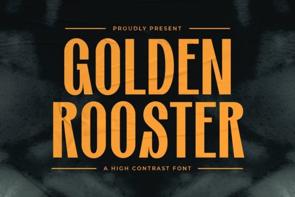 Golden Rooster: A Display Font That Anchors Editorial Mood