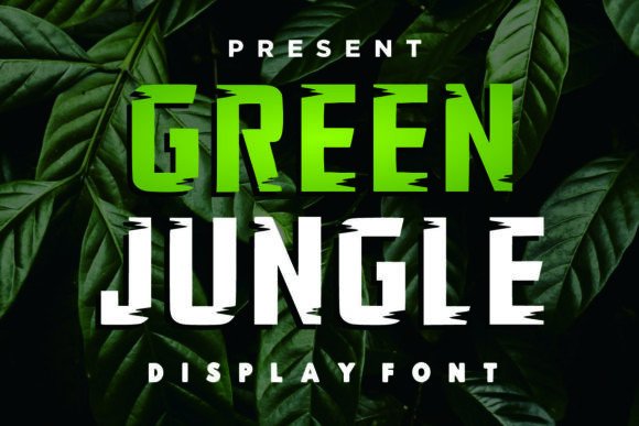 Green Jungle: A Display Font That Breathes Life Into Editorial Moments