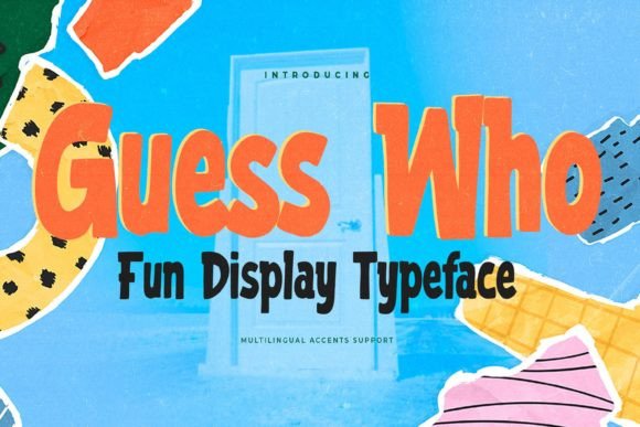 Guess Who Display Font for Small Business Branding