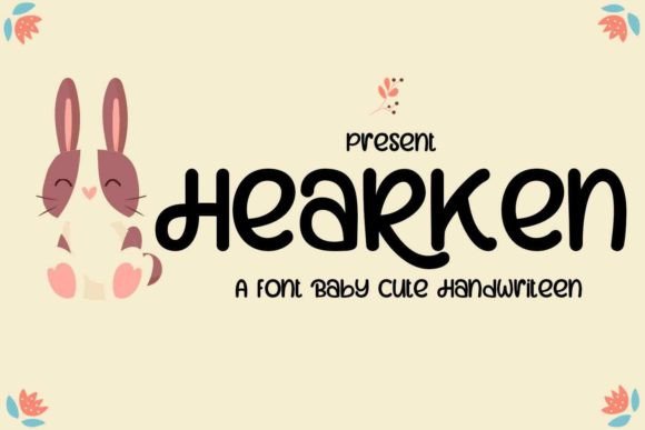 Hearken: A Display Font That Delivers Cheer in Every Headline