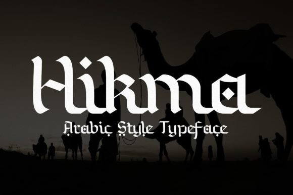 Hikma: A Thoughtful Display Font for Arabic-Inspired Digital Branding