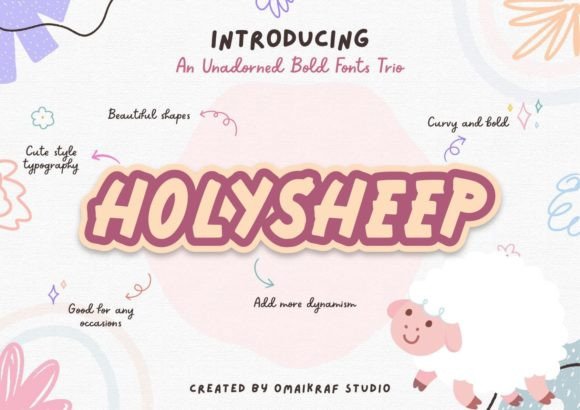 Holysheep: A Vibrant Display Font for Digital Branding