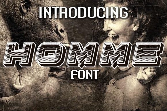 Homme: A 3D Display Typeface That Anchors Editorial Calm