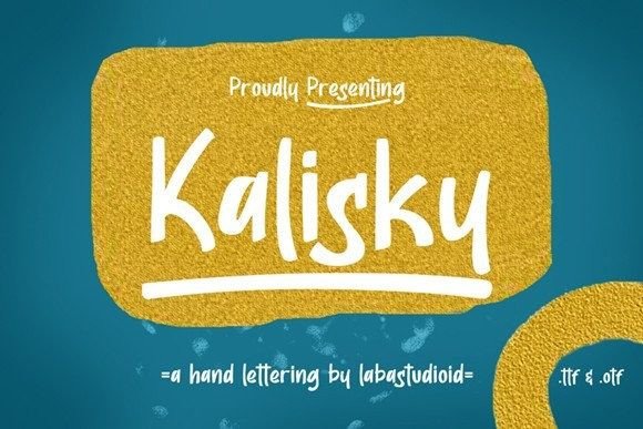Kalisky: A Display Font That Fits Like a Well-Worn Sweater