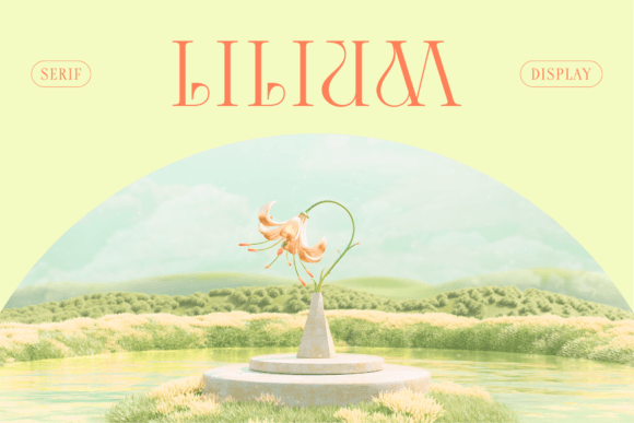 Lilium: A Display Font That Elevates Digital Branding
