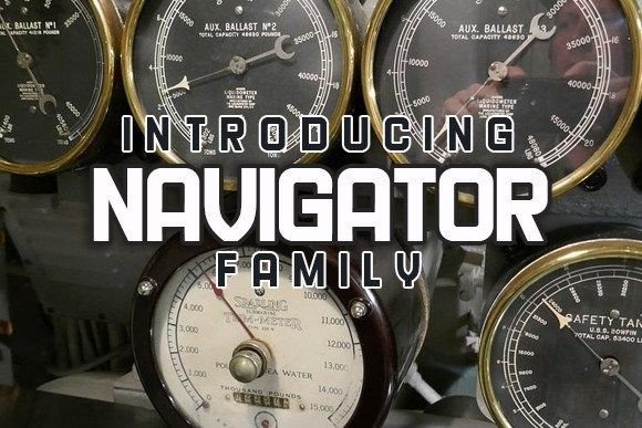Navigator: A Bold Display Font for Scroll-Stopping Campaigns