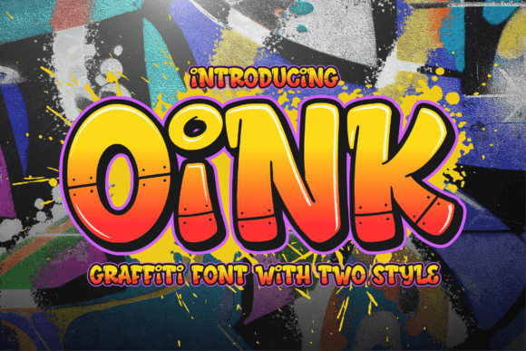 Oink: A Whimsical Display Font for Editorial Design