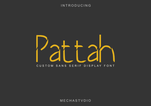 Pattah: A Display Font That Feels Like Handmade Magic