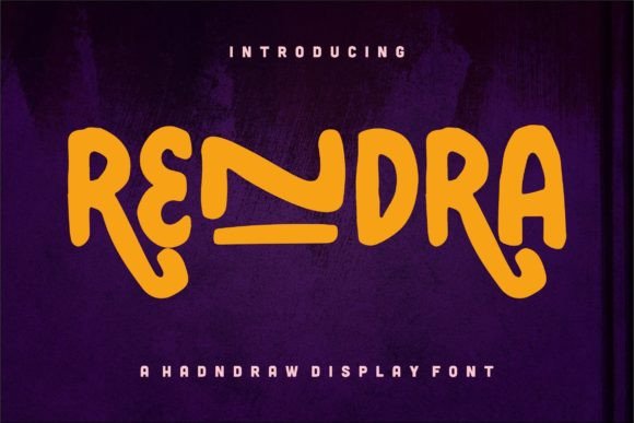 Rendra: A Hand-Drawn Display Font That Earns Attention