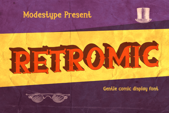 Retromic: The Display Font That Makes Retro Pop Click