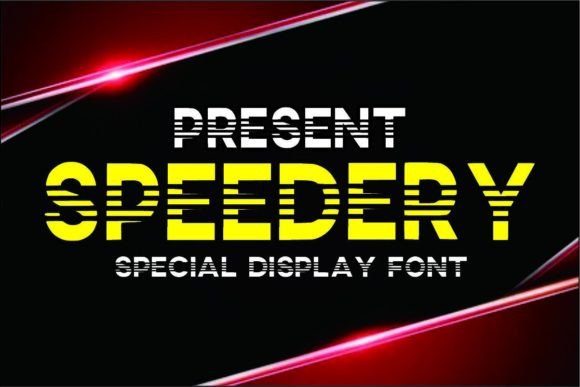 Speedery: A Bold Display Font for Digital Impact