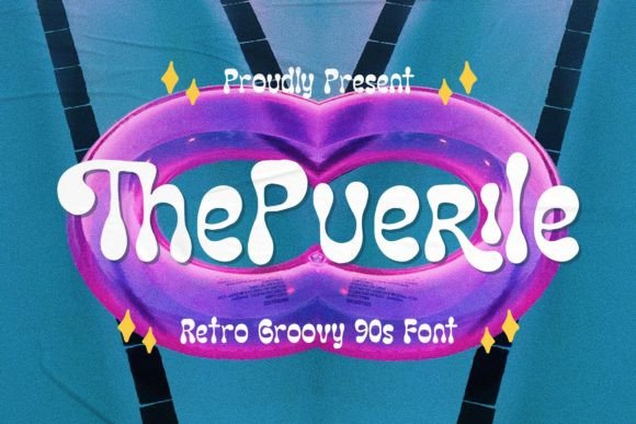 The Puerile: A Playful 90s Display Font for Handmade Brands