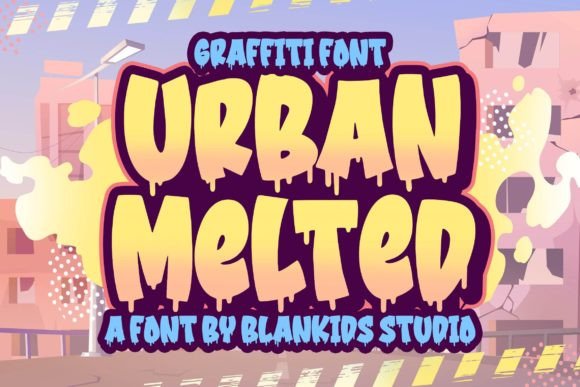 Urban Melted: A Playful Display Font That Fits Real Web Layouts