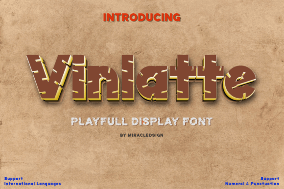 Vinlatte: A Display Font That Makes Your Headlines Unforgettable